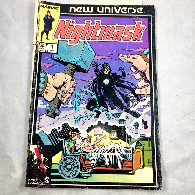 Nightmask Nov #1 Marvel Comic Book 1986 Graphic Novel Reading Copy
