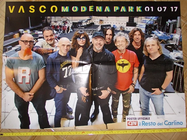 VASCO ROSSI - Poster Ufficiale QN RESTO DEL CARLINO  Modena Park 01 07 2017