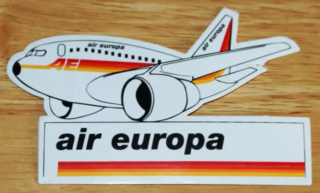 Air Europa (Spain) Boeing 737-300 Airline Sticker