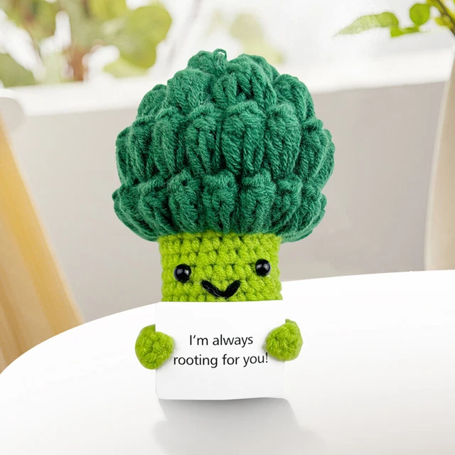 Bambola Di Patata All'Uncinetto TICKLELY - Peluche Motivazionale Con Messaggio Positivo | Regalo Per Compleanni E Incoraggiamento - Foto 2