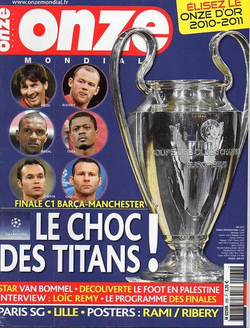 MAGAZINE ONZE MONDIAL Numéro 268 Barça/ Manchester EUR 3,90 - PicClick FR
