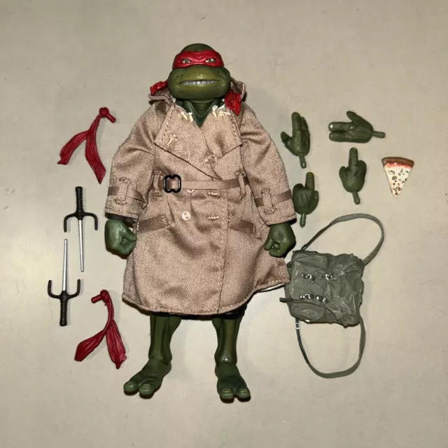 Neca Teenage Mutant Ninja Turtles Raphael Diguise 1990 Movie Tmnt 7” Figure ( Re