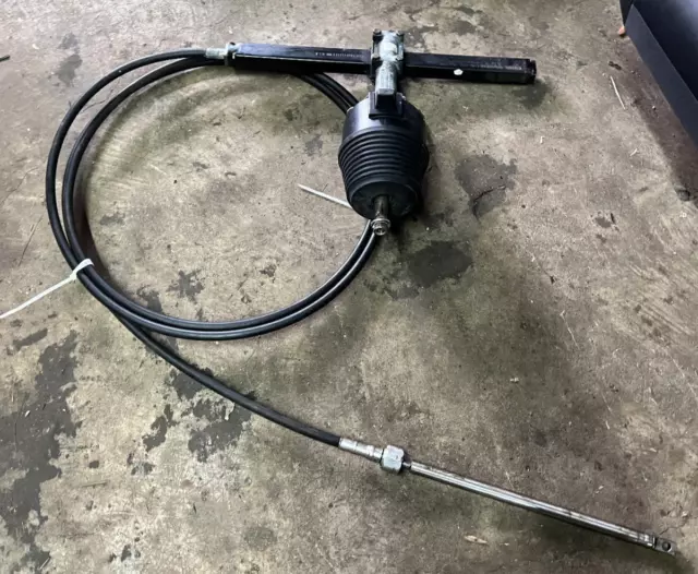 Teleflex Marine Boat Steering rack with 15ft cable