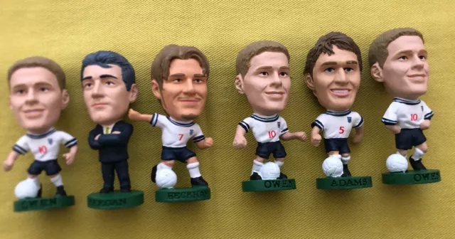 Corinthian Football Figures England Team 1999 x 6