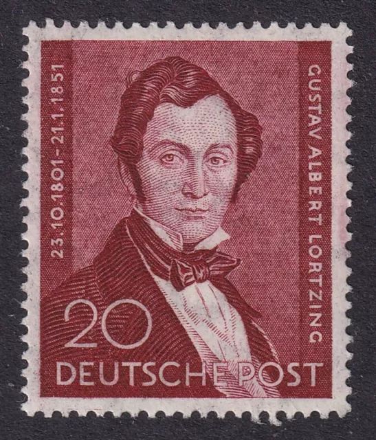 GERMANY 1951 West Berlin G.A. Lortzing SG B74 MNH/** (CV £75)