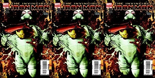 Invincible Iron Man #23B Volume 1 (2008-2012) Marvel Comics - 3 Comics