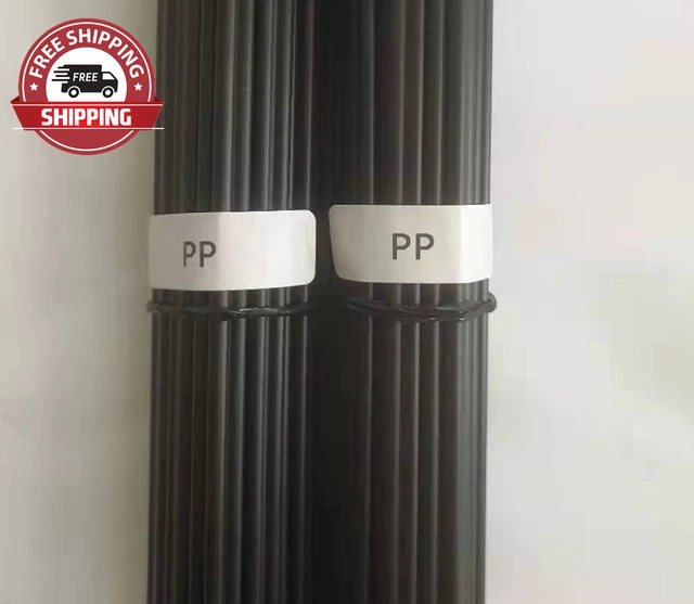 20Pcs 19.5Inch Plastic Welding Rods Black Pp（Polypropylene）Welding Strips for Pl