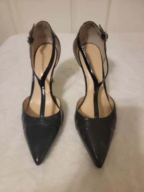 Ivanka Trump black Tall Strappy High Heel Shoes Women's US 6.5