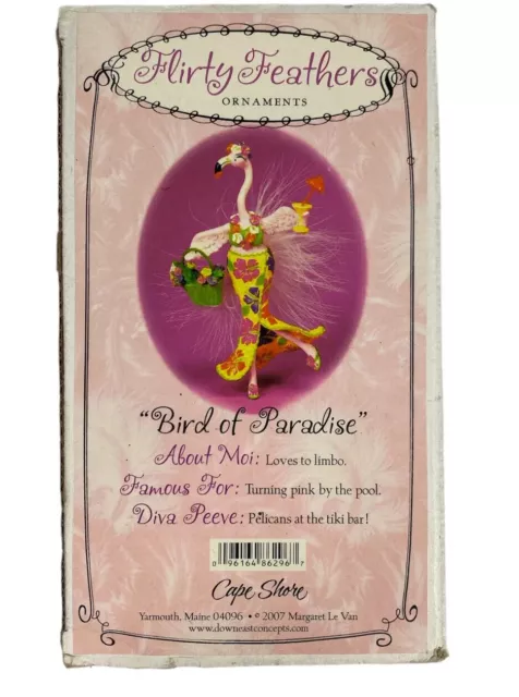 Flirty Feathers Cape Shore Christmas Ornament Bird Of Paradise