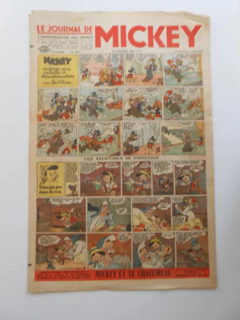 le journal de mickey  7e année 1940 n° 295