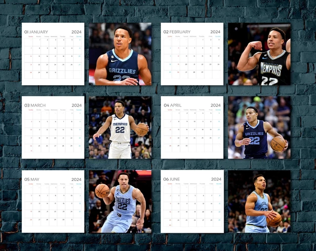 DESMOND BANE CALENDAR 2024 Desmond Bane 2024 Celebrity Wall Calendar