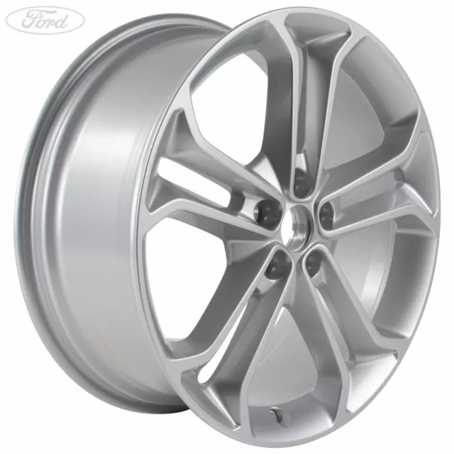 Genuine Ford Focus Mk3 ST 19" Alloy Wheel 5x2 Spoke Silver 2014-2018 1887561