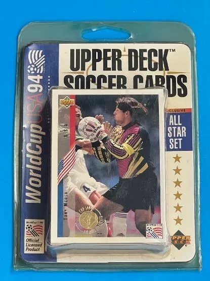 ALL STAR  SET Upper Deck world cup USA 94 sticker card figurine hologram wm wc