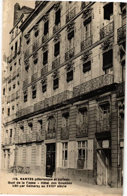 Carte Postale Ancienne Nantes – Passage Du Commerce Vers Rue De La Fosse – Original
