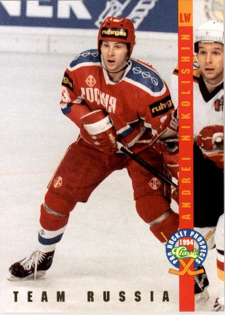 1994 Classic Pro Prospects Ice Ambassadors #IA18 Andrei Nikolishin Russia