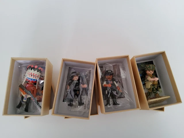 Lot Playmobil Vintage Western - Soldats Nordistes, Chariot, Fort, Personnages - Sets 3419 3420 3485