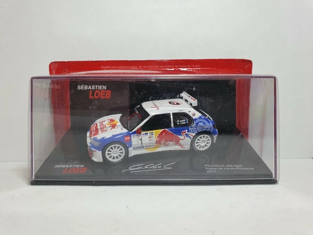 PEUGEOT 306 MAXI RALLYE DE HAUTE-PROVCE 2017 SEBASTI LOEB ESCALA 1:43 DE ALTAYA su CAJA