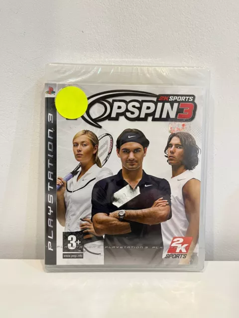 Top Spin 3 Ps3 Precintado Nuevo Pal España