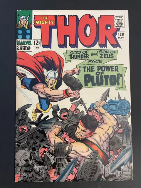 The Mighty Thor #128 (1966). Hercules Pluto. Marvel Comics!!!