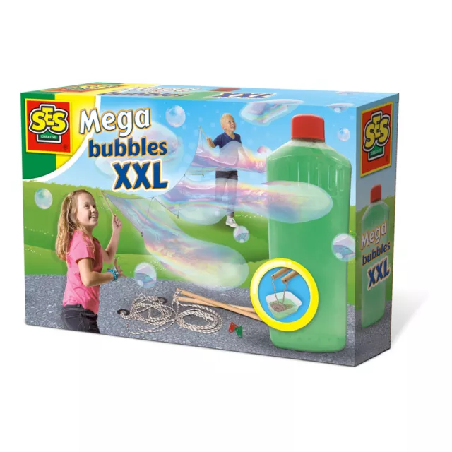 SES CREATIVE Children's Mega Bubbles XXL Blower, 5 to 12 Years, Multi-colour