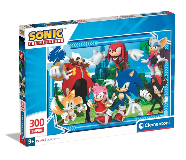 CLEMENTONI SONIC SUPERCOLOR puzzel Sonic-180 stukjes, kinderen 9 jaar ...