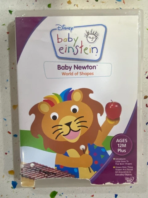 BABY EINSTEIN DVD Baby Newton World Of Shapes - Caratula Rota