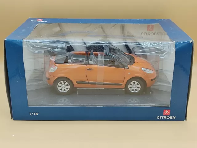 1/18 Citroën C3 Pluriel Orange 2003 Norev ref: AMC009469