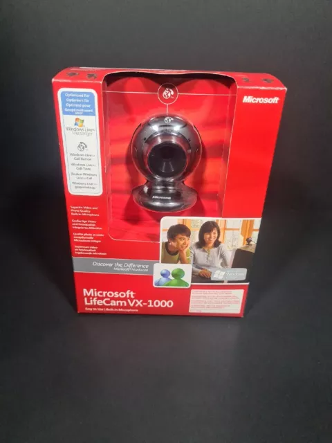 Microsoft LifeCam VX-1000 Webcam with built in microphone