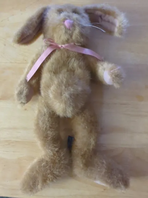 Vintage 1989 The Boyds Collection Jointed Tan Bunny Rabbit Stuffed Plush Hare