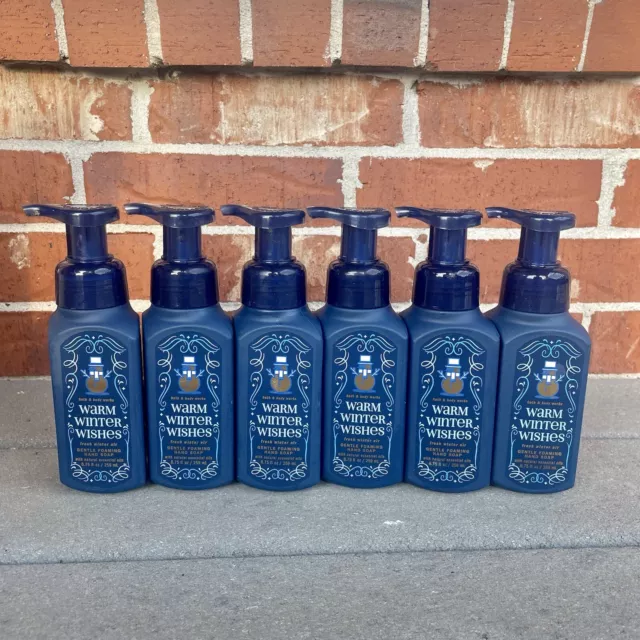 6 NUEVOS Bath & Body Works AIRE FRESCO INVIERNO Jabón de Mano con Espuma 8,75 Fl Oz