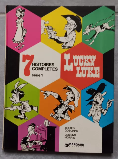 BD LUCKY LUKE 7 Histoires complètes Série 1 en EO et TBE