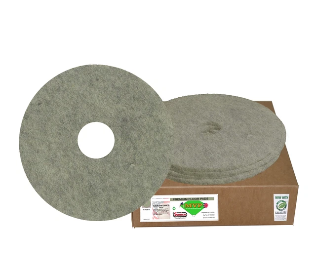 Sanico MVP Prime Time 21" Natural Fiber UHS Floor Pad Burnishing UHS Hard Finish