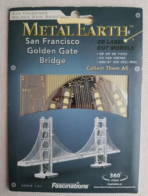 Metal Earth: Golden Gate Bridge Architektur Bausatz ab 14 Jahren