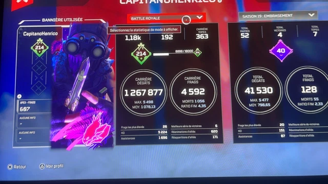 Conta Apex Legend - Herança Octane - Apex Legends