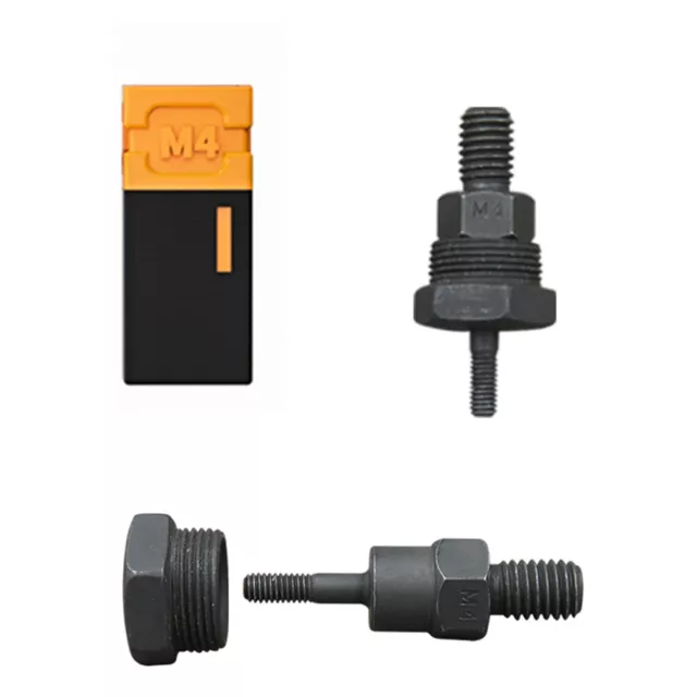 Rivets Nuts Insert Flat Head Threaded for Hand Riveter Gun Tools (M4) 2
