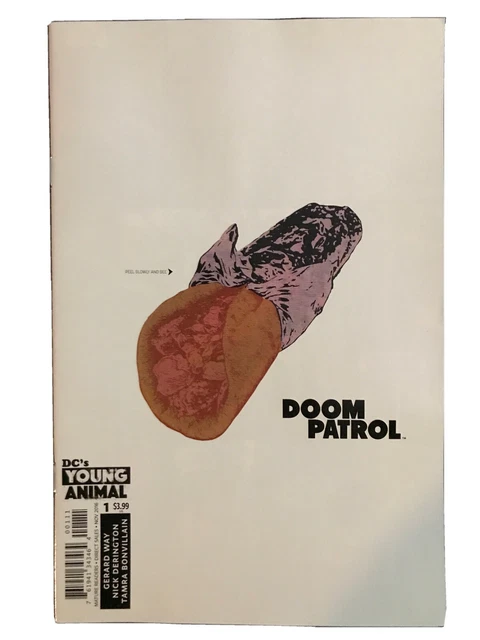 * Doom Patrol #1 *  Sticker Variant ! Young Animal DC Comics 2016 , 1st App Ahl