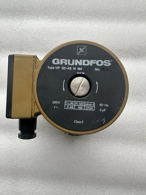 POMPE DE CHAUDIERE circulateur GRUNDFOS UPS 25-40 180 EUR 60,00