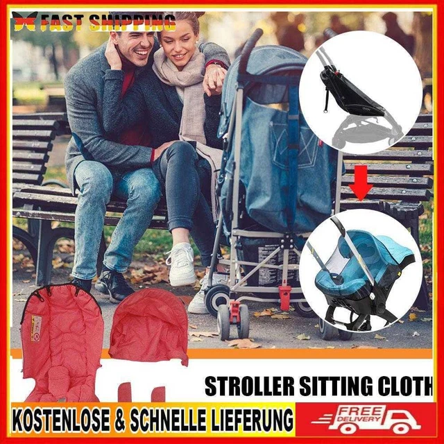 Cubierta para sombrilla con dosel para cochecito de asiento de coche 4 en 1 para Doona FooFoo (rosa)