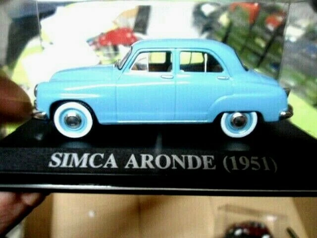 Camionnette SIMCA Aronde Messagère Fruité IXO 1/43 – Édition Limitée Altaya, Jaune, Neuve