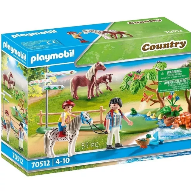 PLAYMOBIL Country Randonneurs et animaux réf 70512 dès 4 ans