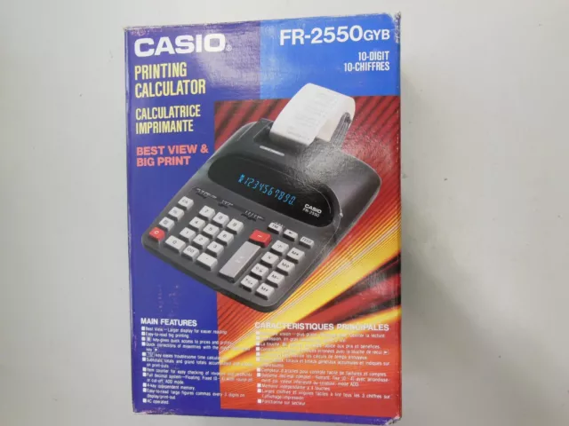 Casio Tisch-/ Elektr. Rechner / Rechenmaschine -  FR-2550 - Druckfunktion - OV