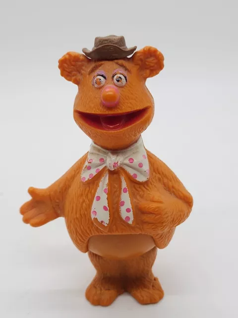 Vintage The Muppet Show Fozzie Bear 4” Figure 1978 Jim Henson Toys