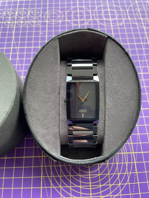 CITIZEN ECO DRIVE MEN S Stiletto Blade Sapphire Black Ceramic Watch AR3045 52F 125.00 PicClick UK