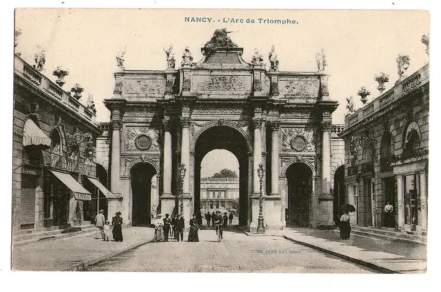 54-08 cpa Nancy - Arc de Triomphe animee