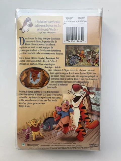 Disney Le Film De Tigrou The Tigger Movie French Version VHS Tape Brand New 2