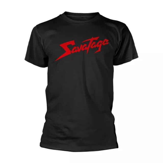 SAVATAGE - RED LOGO BLACK T-Shirt XX-Large