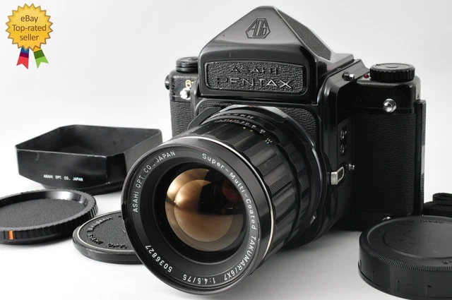⏯️[NEAR MINT] PENTAX 6x7 67 MUp Eye Level Film Camera 55mm