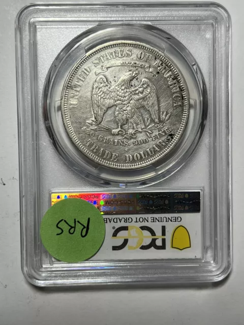 1877-S U.S. Trade Dollar $1 PCGS AU Details 2