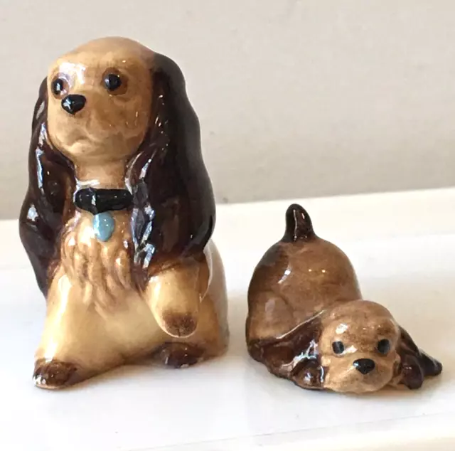 Vintage Hagen Renaker LADY Figurine Disney's Lady & The Tramp with Pup