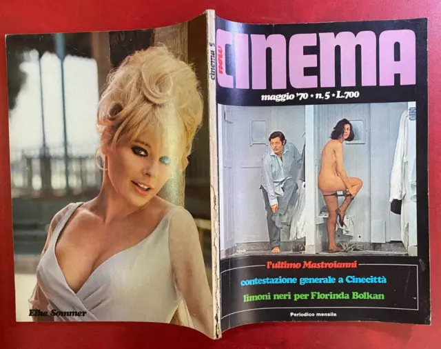 NEW CINEMA n.5/1970 Rivista (vedi indice) MASTROIANNI ELKE SOMMER MAE WEST